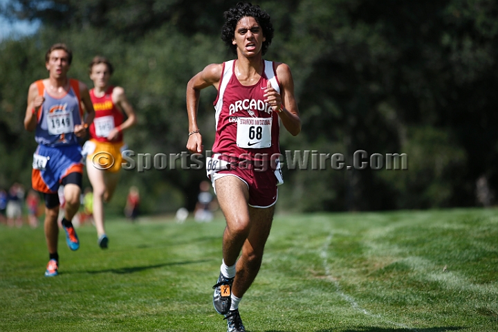 2014StanfordSeededBoys-540.JPG - Seeded boys race at the Stanford Invitational, September 27, Stanford Golf Course, Stanford, California.
